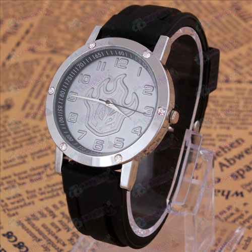 Bleach Accessoires Fire-vormige horloge met diamant reliëf