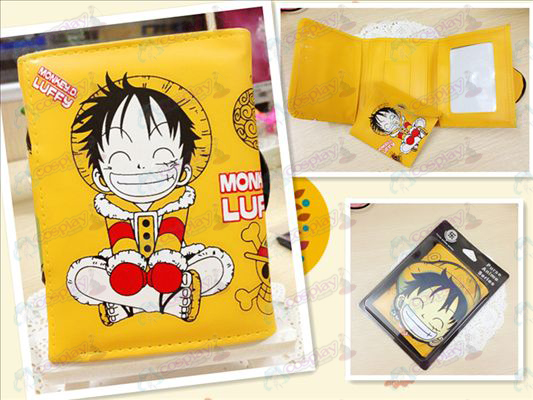 One Piece Luffy Accessoires Q-versie van de bulk-portemonnee
