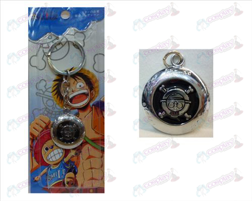 One Piece Accessoires cirkelvormige embleem keychain