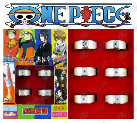 One Piece Accessoires Chopper Frosted Ring (6 / set)