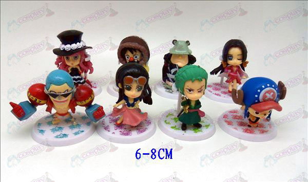 8 modellen One Piece Accessoires Doll