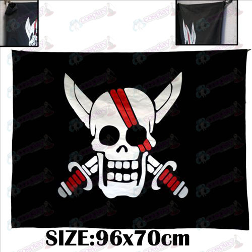 One Piece Accessoires herdenkingsmunt rood haar piraten piraten vlag