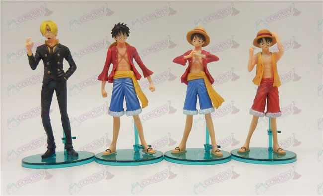 4 modellen Genuine One Piece Accessoires doll base (14cm)