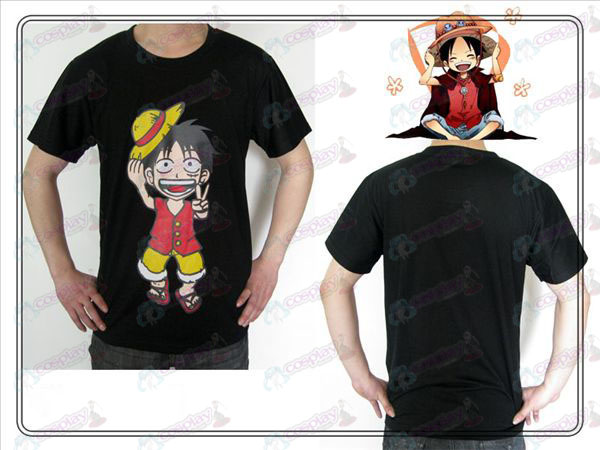 One Piece Luffy Accessoires T-shirt (zwart)