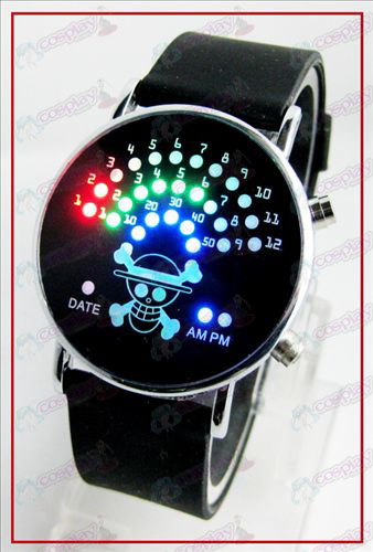 Kleurrijke Koreaanse fan LED horloges - One Piece Accessoires