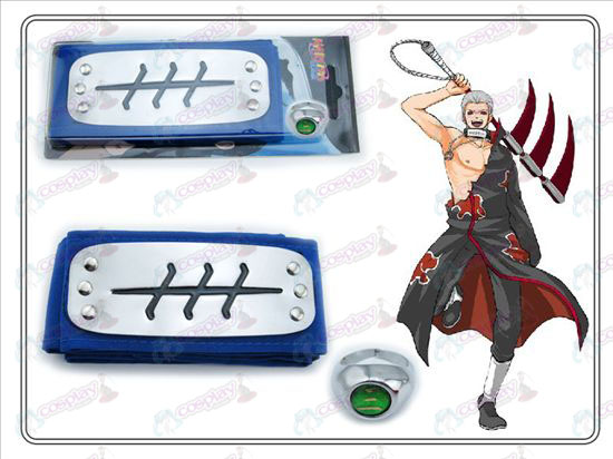 Flying Blue sectie Naruto hoofdband + woorden Ring Collector's Edition