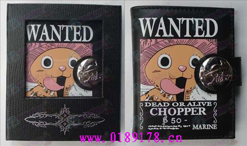 One Piece Accessoires Chopper wallet (kleur)
