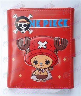 Q-versie van One Piece Accessoires Chopper bulk Wallet (Red)