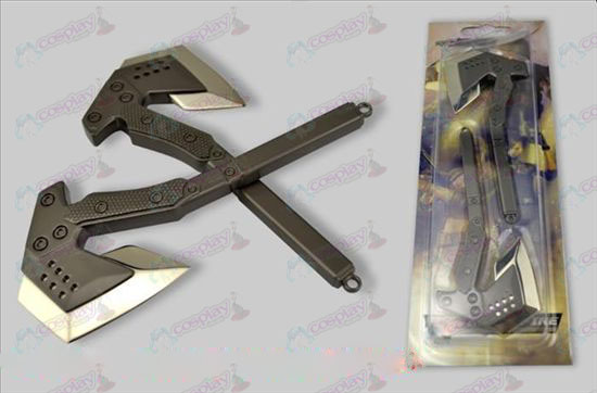 CrossFire Accessoires-14 cm Pakket leger vuistbijl (pistool kleur)