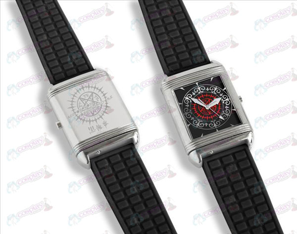 Dual letterlijk flip horloges (Black Butler Accessoires)