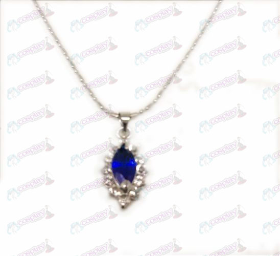 D Blister Black Butler Accessoires diamanten halsketting (Blauw)