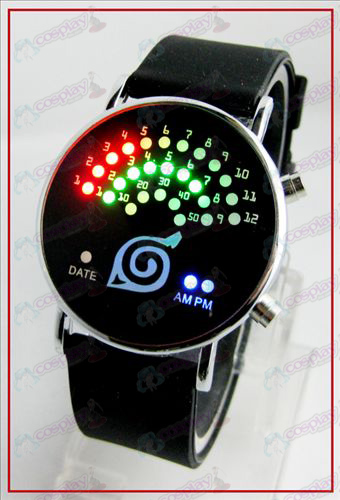 Kleurrijke koreaanse fan LED horloges - konoha