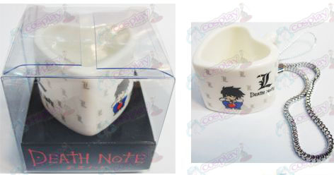 Death Note Accessoires Strap hartvormige keramische cup