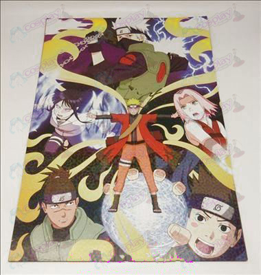 42 * 29cm Naruto 8 + kaart aangebracht posters