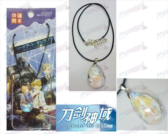 Sword Art Online Accessoires Yui White Crystal Heart Ketting