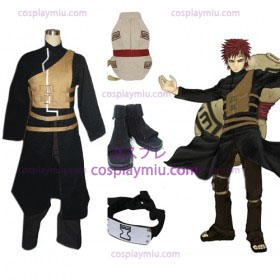Naruto Shippuden Gaara Cosplay België Kostuum en Set accessoires