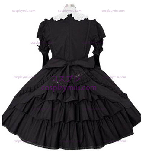 Black And White Classic Lolita Cosplay België Dress
