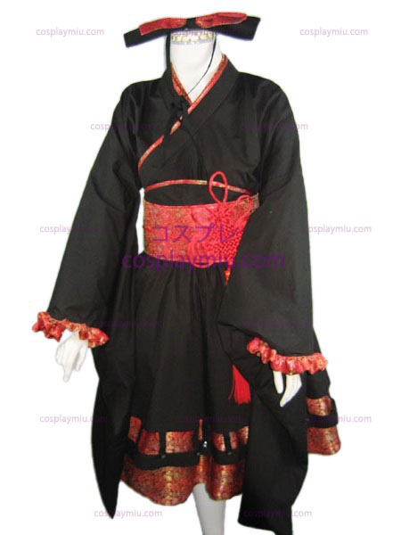 Gothic Lolita Japanse SD zwart kostuum