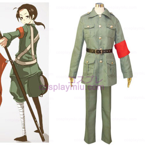 Hetalia: Axis Powers China Cosplay België Kostuum