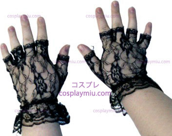 Handschoenen Zwart Vingerloze 1 Sz