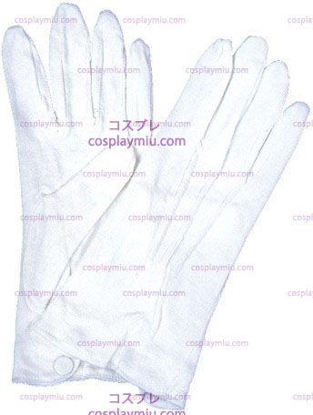 Handschoenen Katoen W / Snap, White 1S