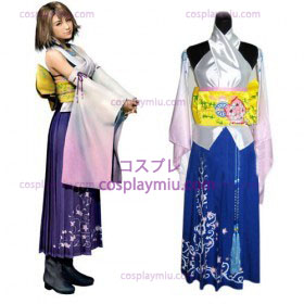 Final Fantasy X Yuna Vrouwen Cosplay België Kostuum