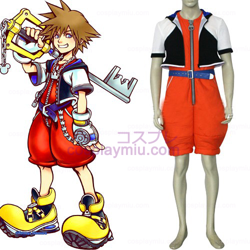 Kingdom Hearts 1 Sora Men's Cosplay België Kostuum