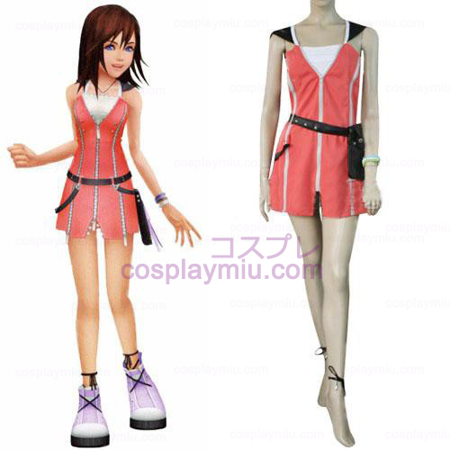 Kingdom Hearts 2 Kairi Pink Dress Cosplay België Kostuum