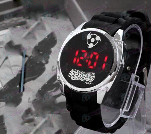 Naruto drie haak jade logo LED-touchscreen horloge