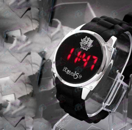 Detective Conan Accessories15 Anniversary Logo LED touchscreen horloge