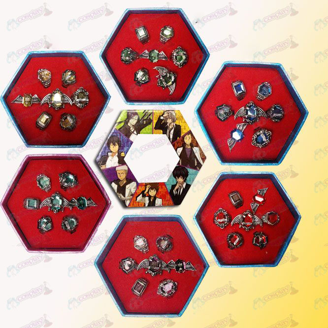 Reborn! Accessoires Commemorative Edition Set Ring 6 kleuren in 1 pakket kiezen een