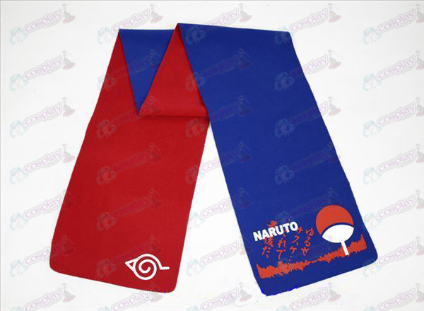 Naruto Sasuke-color dubbelzijdig sjaal