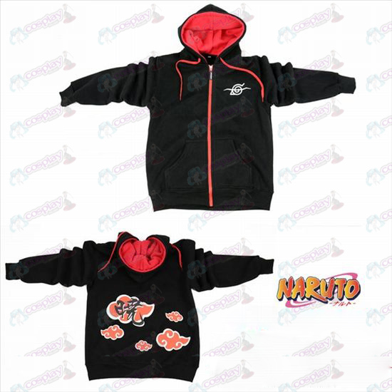 Naruto rebel zwarte beer logo zipper hoodie sweater