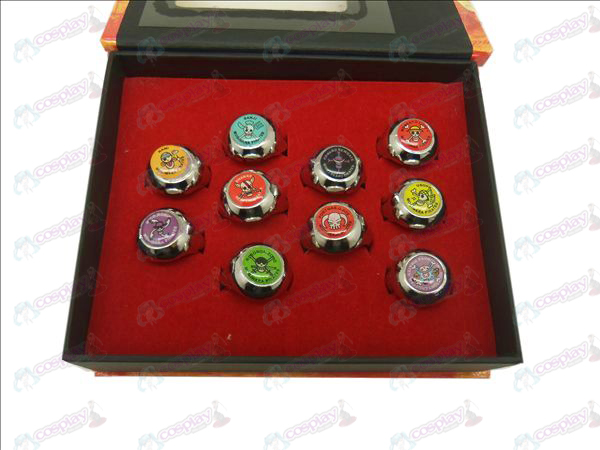 10 One Piece Accessoires Ringen (kleur)