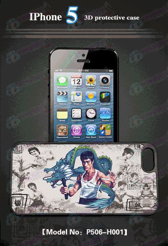 3D mobiele telefoon shell Apple 5 - Bruce Lee