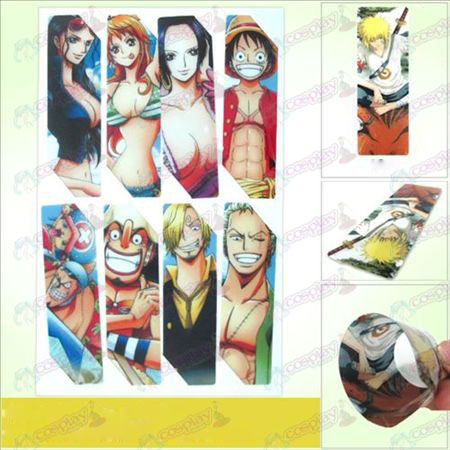 SQ013-One Piece anime Accessoires big bookmarks (5-versie van de prijs)