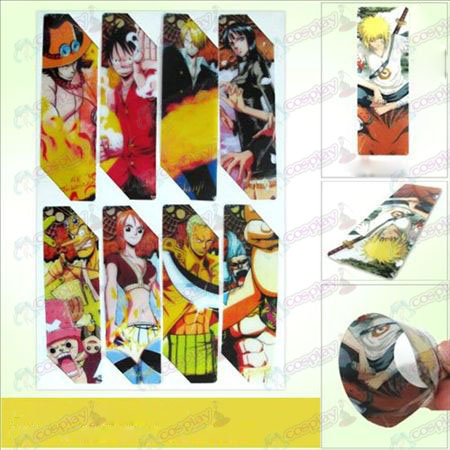 SQ012-One Piece anime Accessoires big bookmarks (5-versie van de prijs)
