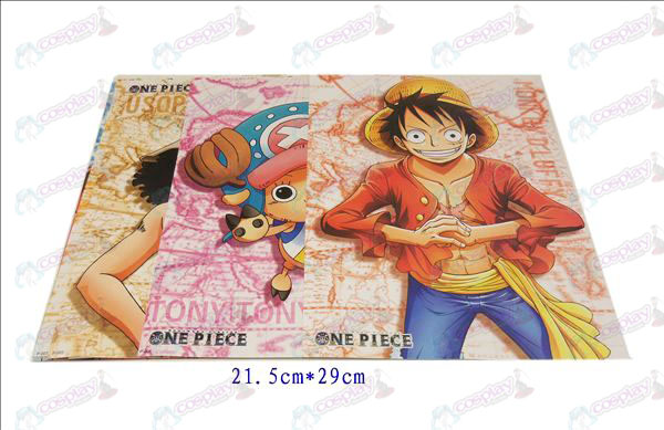 9 twee jaar na de One Piece Accessoires reliëf poster 21,5 * 29