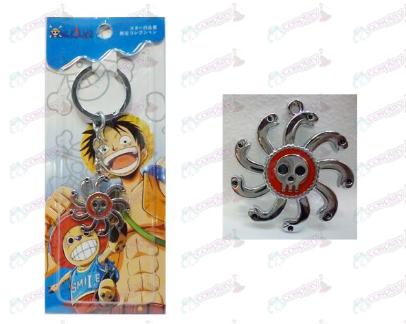 One Piece Accessoires Twee jaar later Keizerin logo sleutelhanger