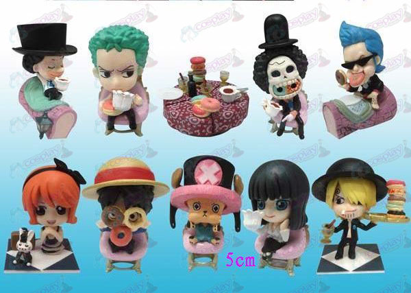 9 Pirates figuur diner doll (geen doos)