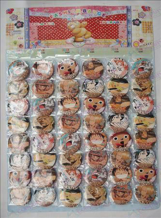 One Piece Accessoires Broches (48 / plaat)