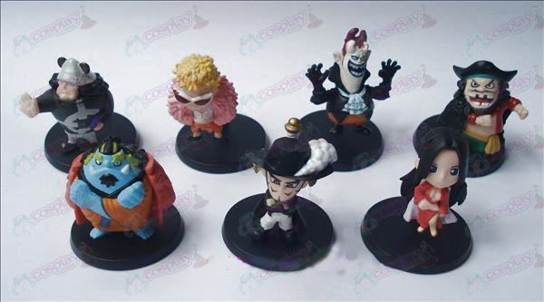 28 namens zeven modellen One Piece Accessoires doll cradle (7 / set)