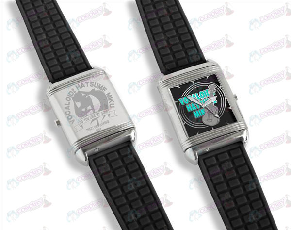 Dual letterlijk flip horloges (Hatsune)