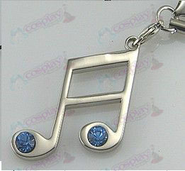 Hatsune noot 2 Keychain Blue Diamond