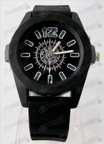 Black Butler Accessoires kleurrijke lichtflitsen Horloge - Zwart