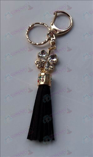 Shugo Chara! Accessoires White Diamond Keychain (Black)