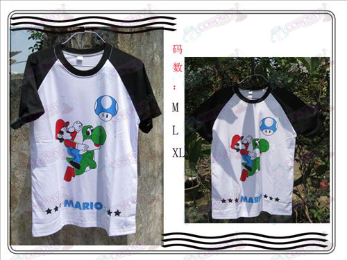 Super Mario Bros Accessoires Zwart T-shirt