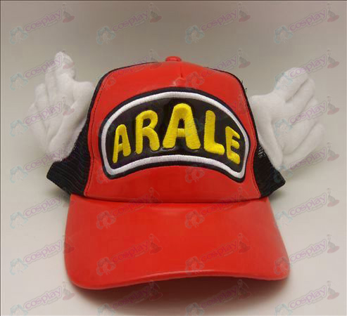 D Ala Lei hoed (rood - zwart)