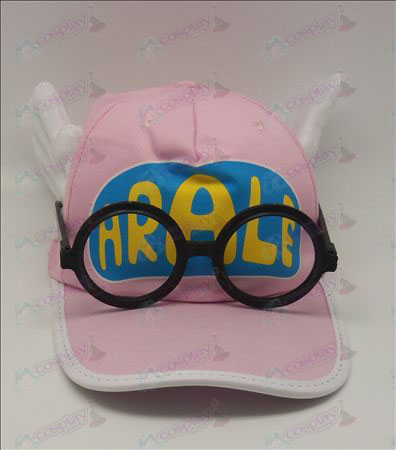 Ala Lei hoed + glazen (roze)