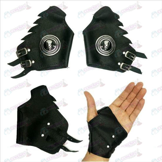 Death Note AccessoriesL zilveren lederen handschoenen